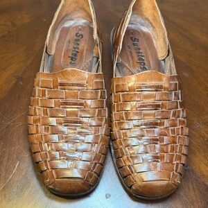Stylish Brown Leather Slip-On Loafers